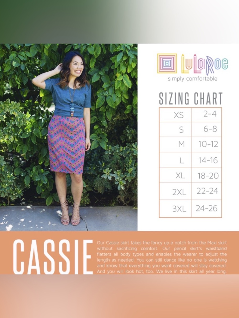 LuLaRoe Cassie Pencil Skirt